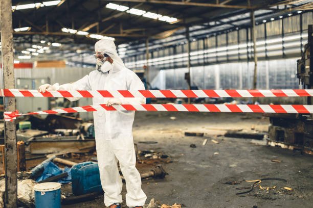Professional Biohazard technician working in Scranton, NC